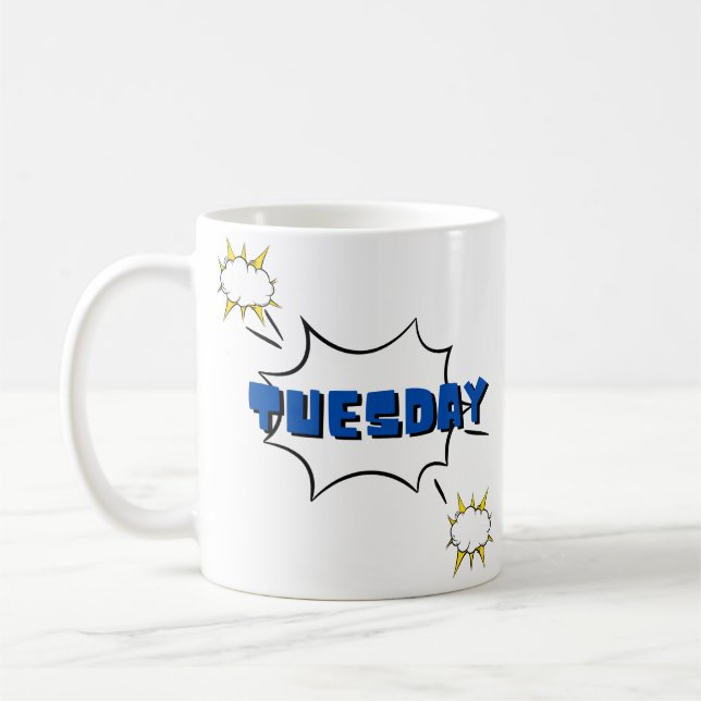 Caneca De Café Ícone Único Terça-feira Taça Café (Esquerda)