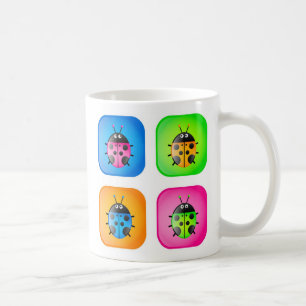 Caneca De Café Ícones do joaninha