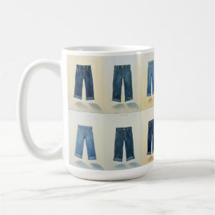 Caneca De Café Ícones índios Painterly Denim Art Denimhead