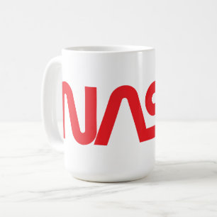 Caneca De Café Iconic NASA Circa Mug (Rocket White)