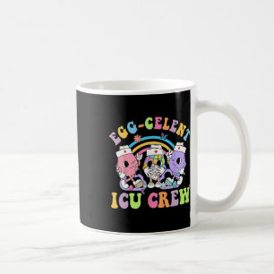 Caneca De Café Icu Tripulação De Ovos Com Ca Intensiva De Páscoa