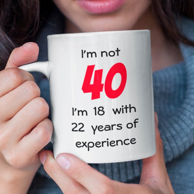 Caneca De Café Idade de Aniversário Personalizada (Criador carregado)