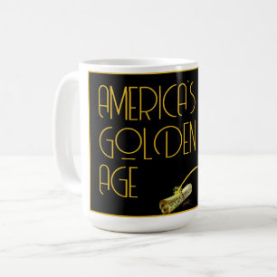 Caneca De Café Idade do Ouro dos Estados Unidos