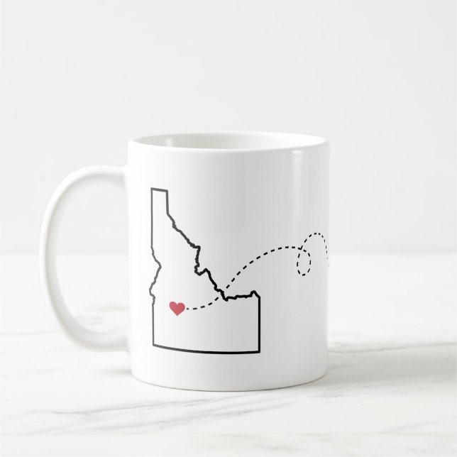 Caneca De Café Idaho a Montana - Heart2Heart (Esquerda)