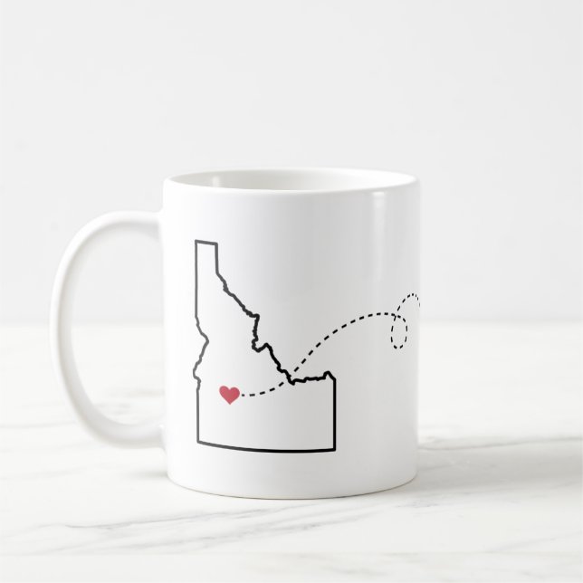 Caneca De Café Idaho a Nevada - Heart2Heart (Esquerda)