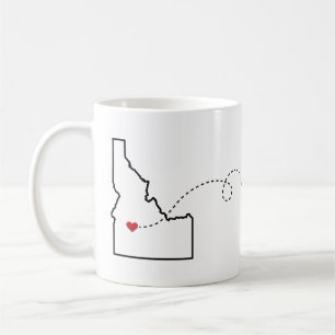 Caneca De Café Idaho a Washington - Heart2Heart