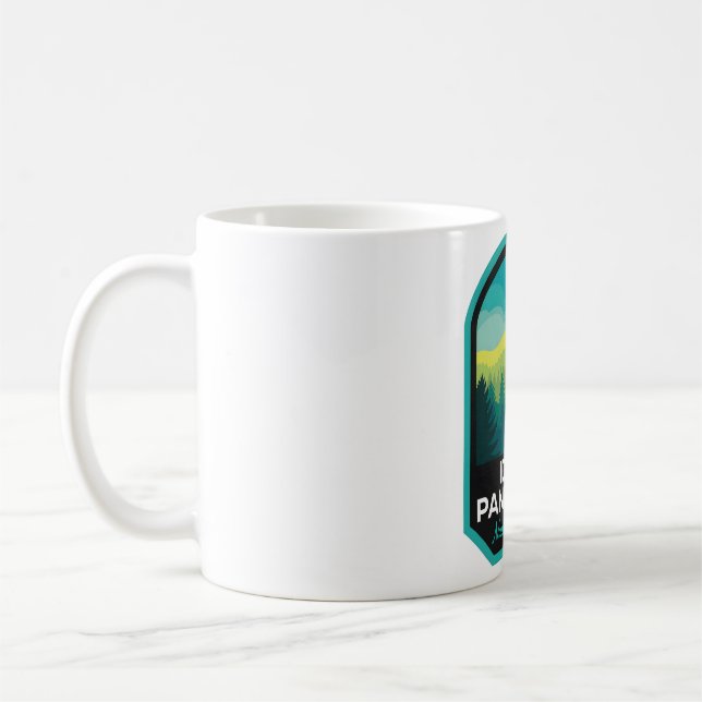 Caneca De Café Idaho Panhandle da Identificação Nacional da Flore (Esquerda)
