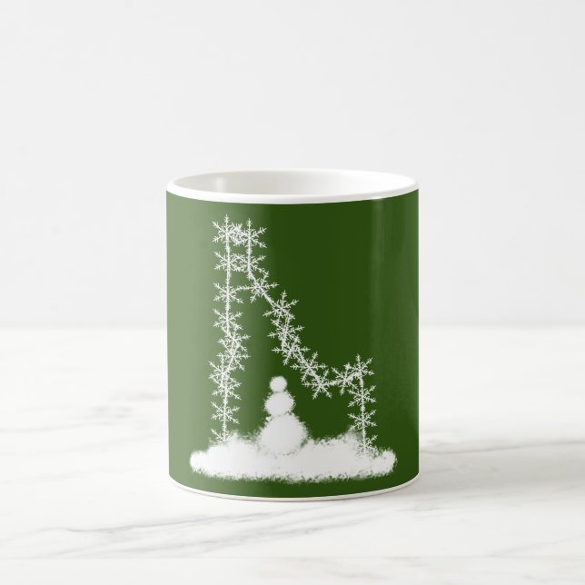Caneca De Café Idaho Snowflake Coffee Mug (Centro)