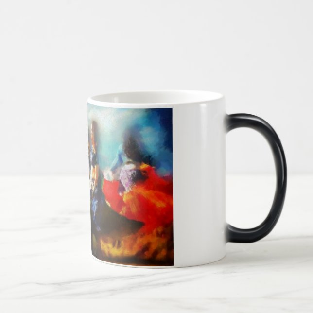 Caneca de café ideal da arte do dançarino (Direita)