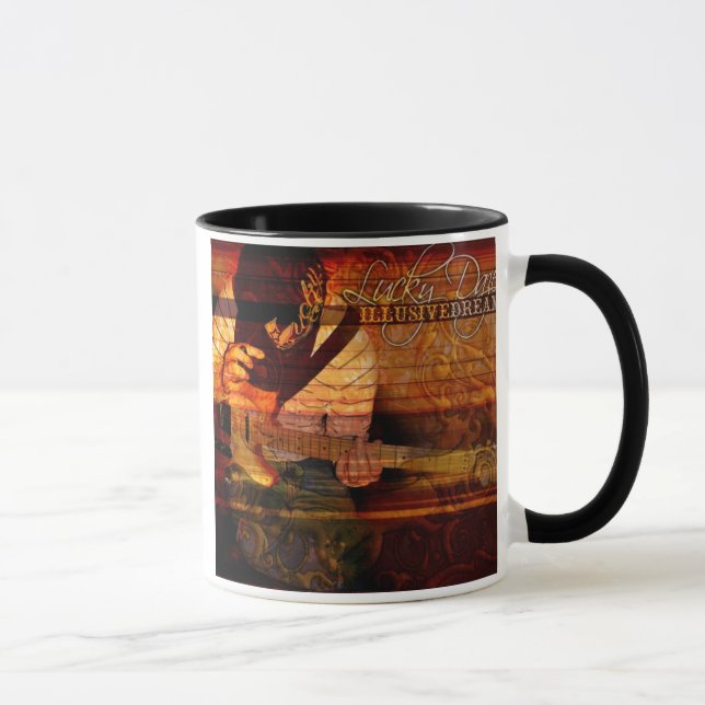 Caneca de café ideal Illusive do Daze afortunado (Direita)