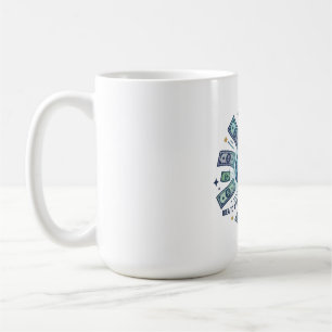 Caneca De Café Ideia de Dinheiro Inteligente para a Mente Empreen