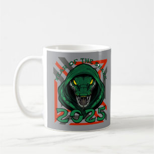 CANECA DE CAFÉ IDEIA DE PRESENTE PARA O ANO NOVO CHINÊS DE 2025 A