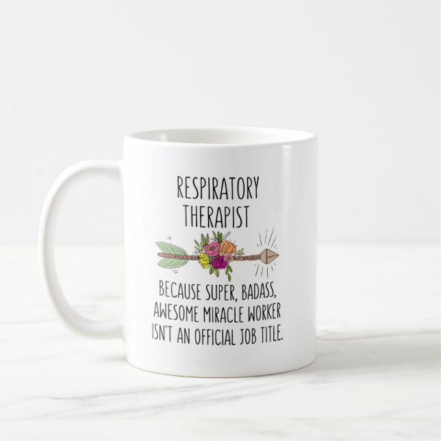 Caneca De Café Ideia de Presente Terapêutica Respiratória (Esquerda)