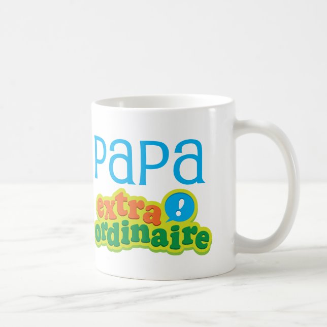 Caneca De Café Ideia Extraordinaire do presente da papá (Direita)