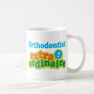 Caneca De Café Ideia Extraordinaire do presente do Orthodontist