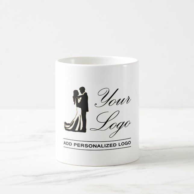 Caneca De Café Ideia Personalizada de Casamento Adicione Seu Desi (Centro)