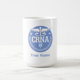 Caneca De Café Ideias do presente do Caduceus CRNA