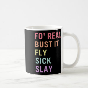 Caneca De Café Idioma do Busto Real Asl Slang Tee Deaf Awaren