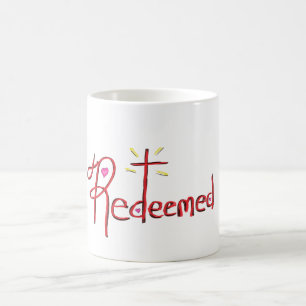 Caneca De Café Igreja Cristã Redimida Cruz Corações