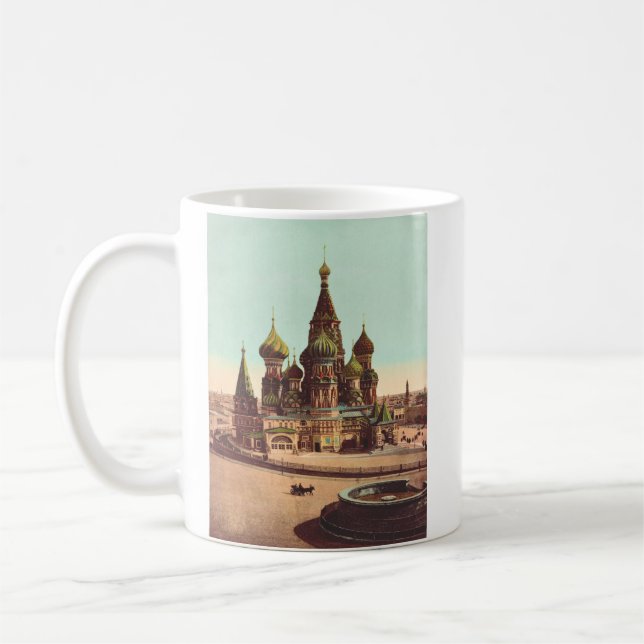 Caneca De Café Igreja de São Basílio, Praça Vermelha Moscou (Esquerda)
