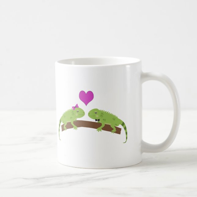 Caneca De Café Iguana Love (Direita)