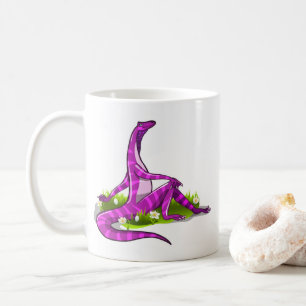 Caneca De Café Iguanodon Mostrando Sua Beleza Natural.