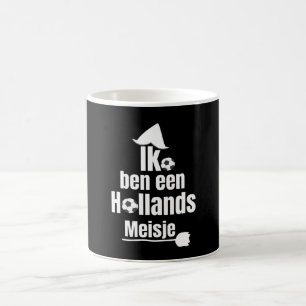 Caneca De Café Ik Ben Een Hollands Meisje - Ventilador de futebol