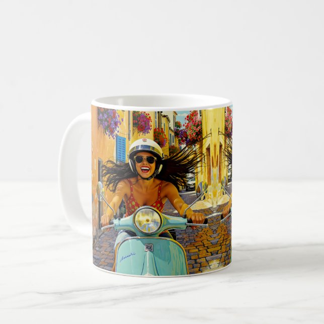 Caneca De Café  “Il riso del vento” (O Riso do Vento) (Frente Esquerda)