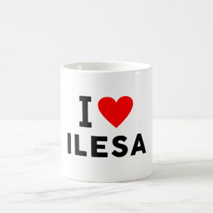 Caneca De Café Ilesa Nigéria cidade do amor coração como símbolo