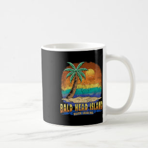 Caneca De Café Ilha Bald Head, Carolina do Norte, Vintage, em apu