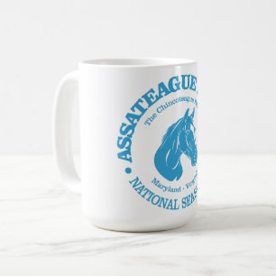 Caneca De Café Ilha de Assateague (pônei)