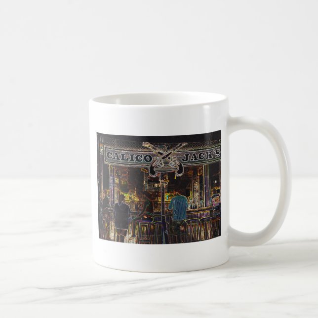 Caneca De Café Ilha de Grand Cayman de Calico Jack (Direita)