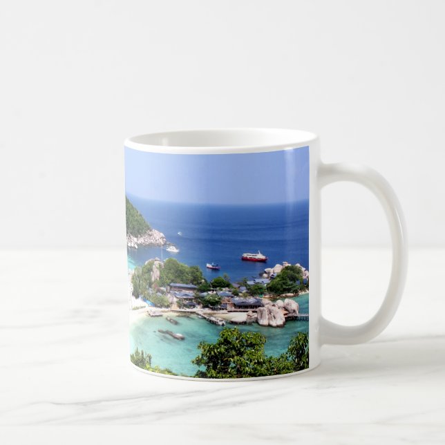 Caneca De Café Ilha de Ko Nang Yuan em Tailândia (Direita)