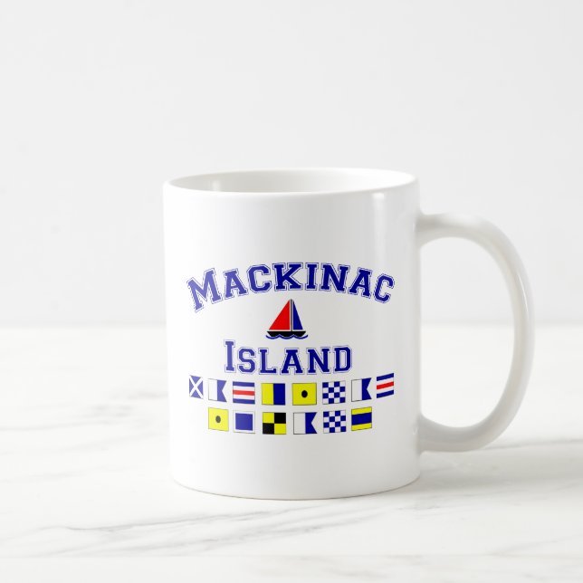 Caneca De Café Ilha de Mackinac (Direita)