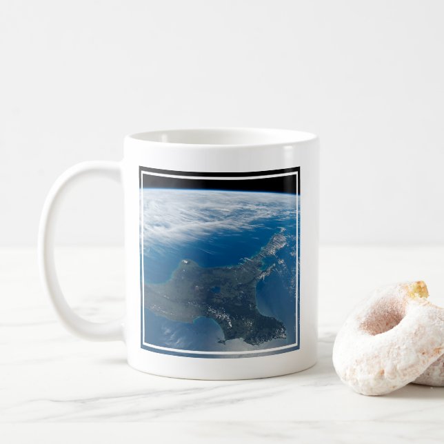 Caneca De Café Ilha do Norte da Nova Zelândia. (Com Donut)
