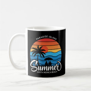 Caneca De Café Ilha do Paraíso Praia de Santa Mônica-35307