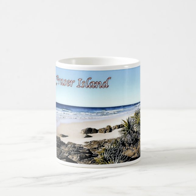 Caneca De Café Ilha Fraser - Austrália - (Centro)