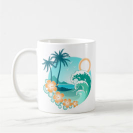 Caneca De Café Ilha Havaiana 1