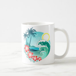 Caneca De Café Ilha Havaiana 2
