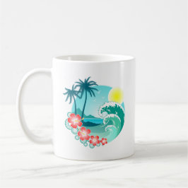 Caneca De Café Ilha Havaiana 3
