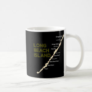 Caneca De Café Ilha Long Beach Nova Jersey Nj Casa de Praia Lbi N