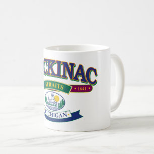 Caneca De Café Ilha Mackinac - Os Estreitos