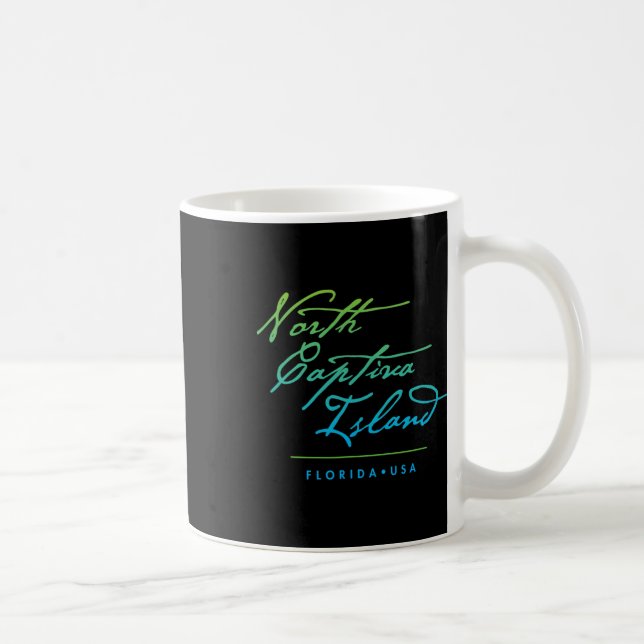 Caneca De Café Ilha North Captiva Flórida (Direita)