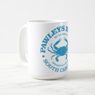 Caneca De Café Ilha Pawleys (caranguejo)
