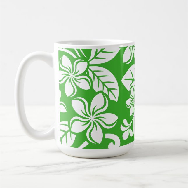 CANECA DE CAFÉ ILHA PLUMÉRIA (CITRUS VERDE) (Esquerda)