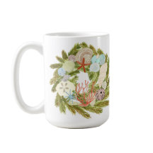 Ilha Tropical Christmas Wreath Mug