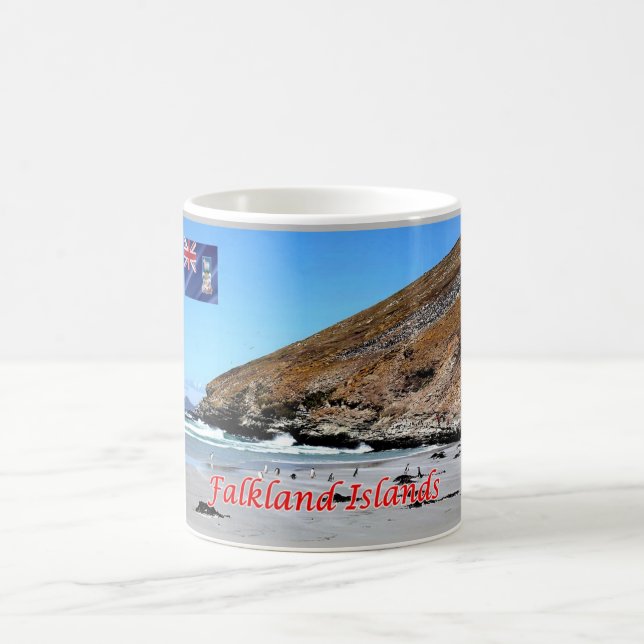 Caneca De Café Ilhas Falkland - (Centro)