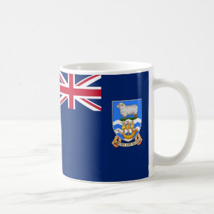 Caneca De Café Ilhas Falkland Flag Cerâmica Mug
