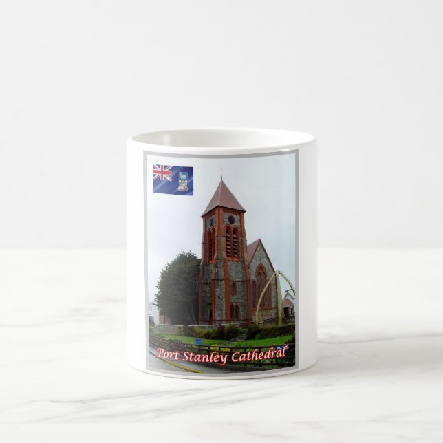 Caneca De Café Ilhas Malvinas - Catedral de Port Stanley - (Centro)