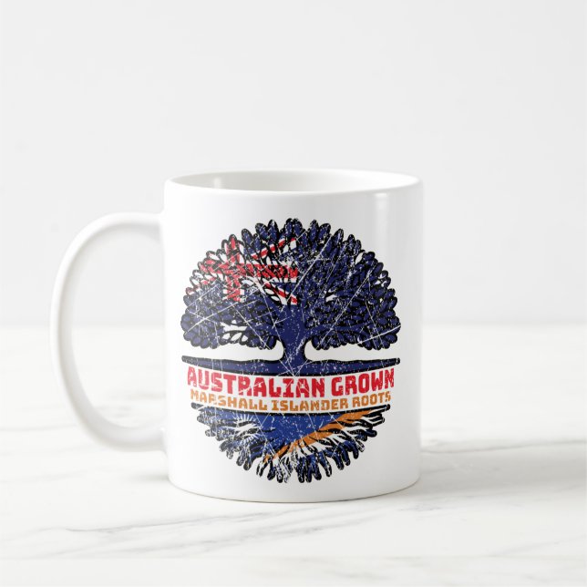 Caneca De Café Ilhas Marshall Islander Austrália (Esquerda)